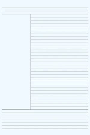 Sky Slate Focus — A4, Cool Study Layout