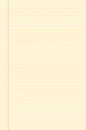 Warm Ruled — 8mm, Orange Margin